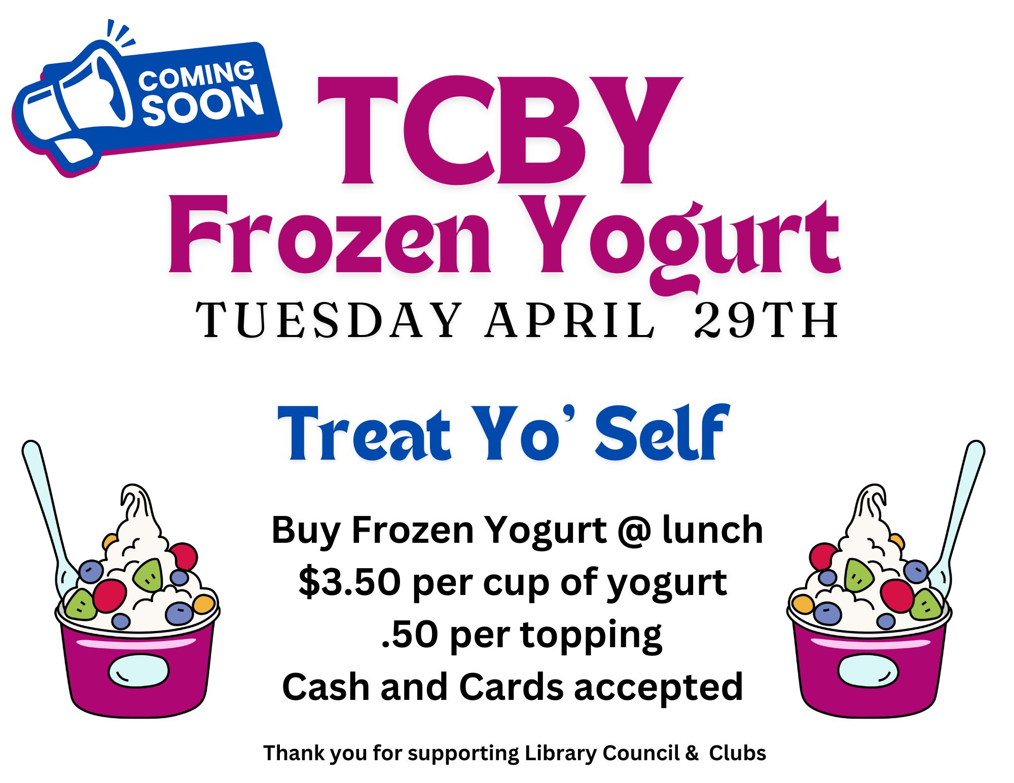 TCBY Fundraiser